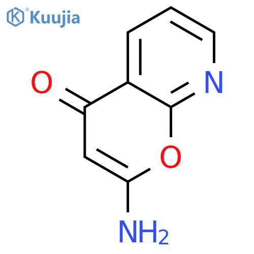 4H-Pyrano[2,3-b]pyridin-4-one, 2-amino- structure