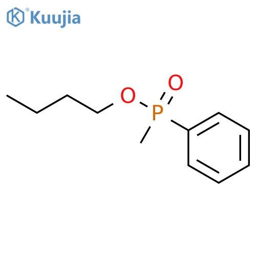 Phosphinic acid, methylphenyl-, butyl ester structure
