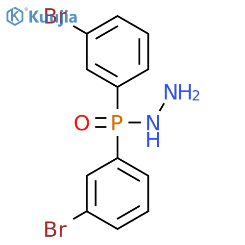 PHOSPHINIC HYDRAZIDE, P,P-BIS(3-BROMOPHENYL)- structure