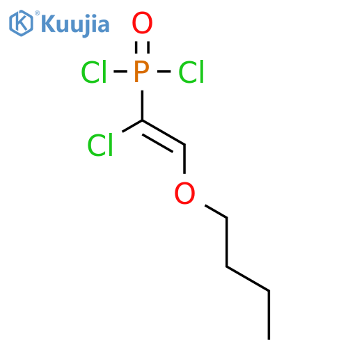 (2-Butoxy-1-chloroethenyl)phosphonic dichloride structure