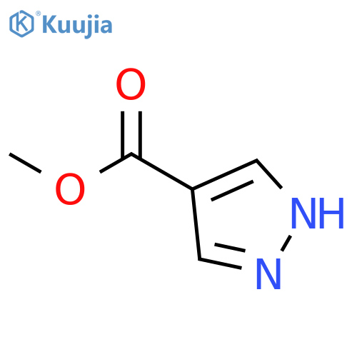 Methyl 1H-pyrazole-4-carboxylate structure