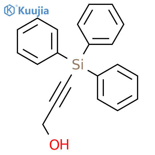 2-PROPYN-1-OL, 3-(TRIPHENYLSILYL)- structure