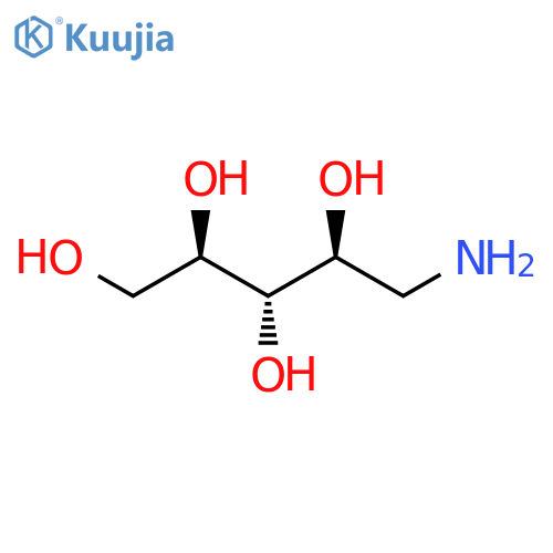 1-Amino-1-deoxyribitol structure