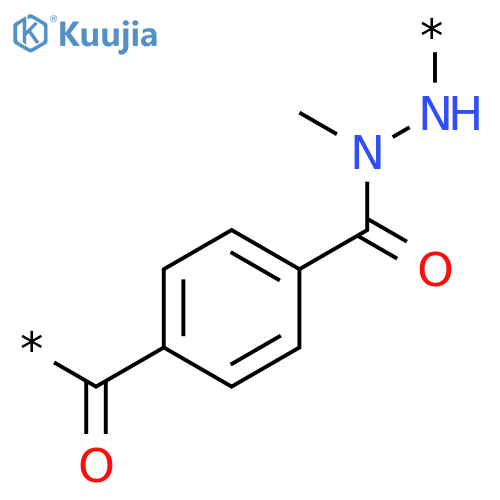 POLY[(METHYLHYDRAZO)CARBONYL-1,4-PHENYLENECARBONYL] structure