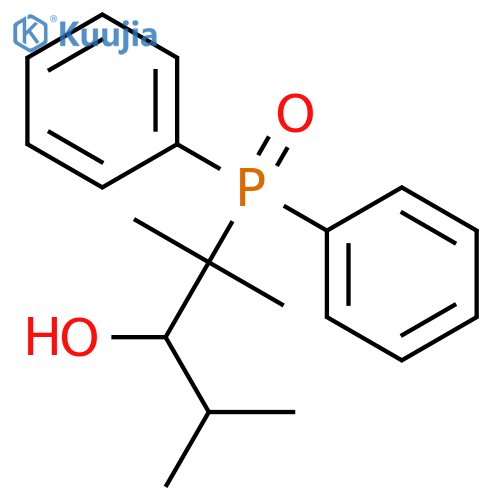 3-Pentanol, 2-(diphenylphosphinyl)-2,4-dimethyl- structure