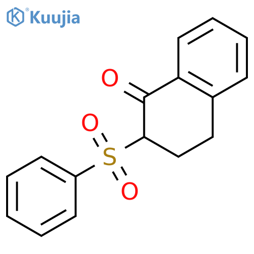 1(2H)-Naphthalenone, 3,4-dihydro-2-(phenylsulfonyl)- structure