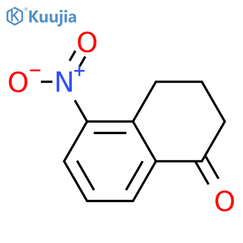5-nitro-1,2,3,4-tetrahydronaphthalen-1-one structure