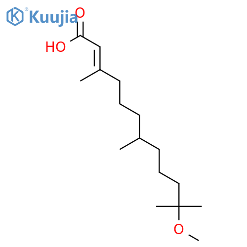 2-Dodecenoic acid, 11-methoxy-3,7,11-trimethyl- structure