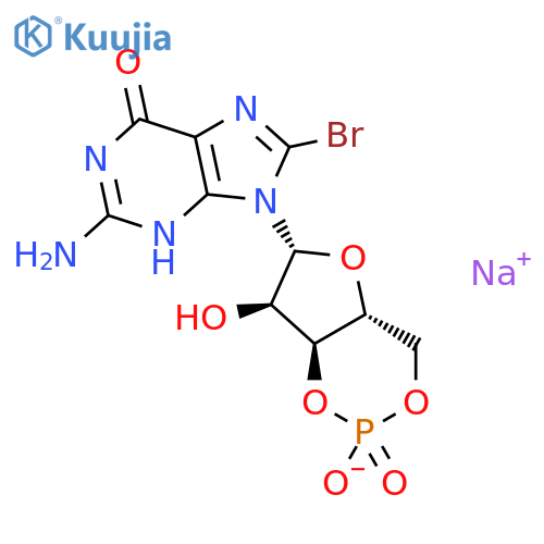 8-Bromo-cGMP sodium structure