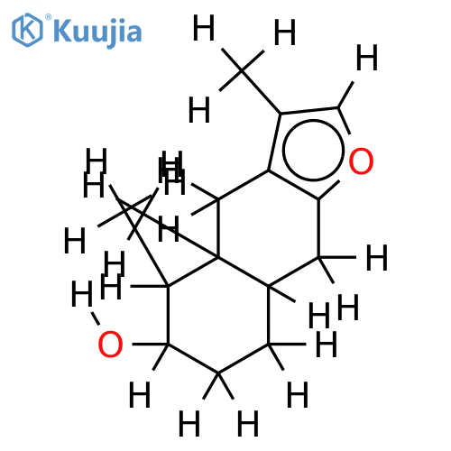 (3beta, 10betaH)-Furanoeremophilan-3-ol structure
