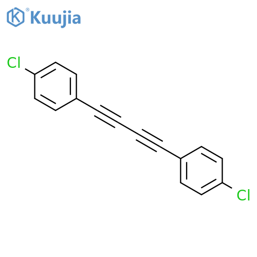 Benzene, 1,1'-(1,3-butadiyne-1,4-diyl)bis[4-chloro- structure