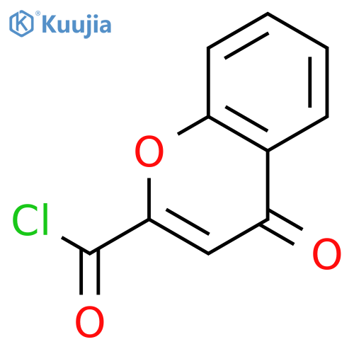 4-oxo-4H-chromene-2-carbonyl chloride structure