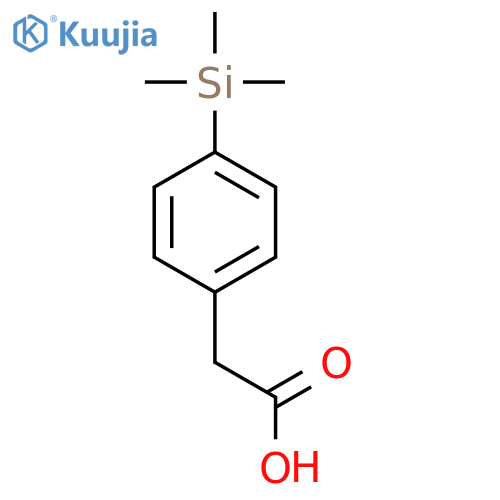 2-4-(trimethylsilyl)phenylacetic Acid structure