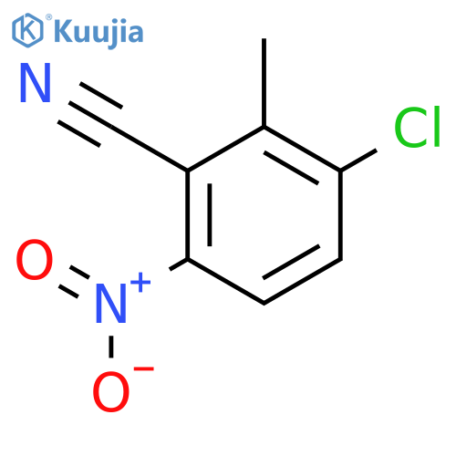 3-?chloro-?2-?methyl-?6-?nitroBenzonitrile structure