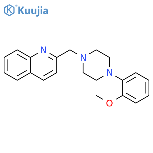 Quinoline, 2-[[4-(2-methoxyphenyl)-1-piperazinyl]methyl]- structure
