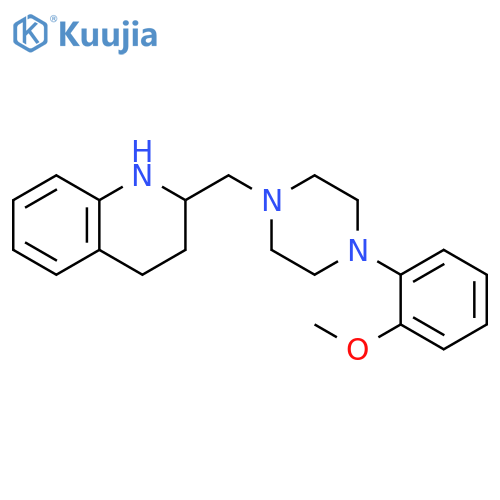 Quinoline,1,2,3,4-tetrahydro-2-[[4-(2-methoxyphenyl)-1-piperazinyl]methyl]- structure