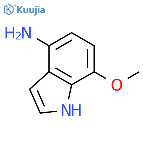 1H-Indol-4-amine, 7-methoxy- structure