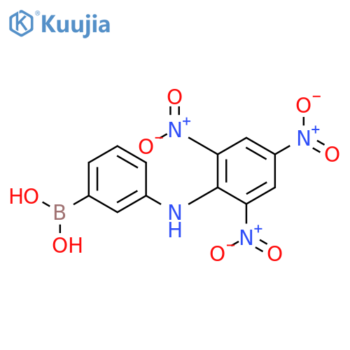 BORONIC ACID, [3-[(2,4,6-TRINITROPHENYL)AMINO]PHENYL]- structure