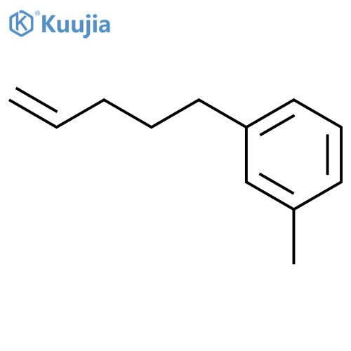 Benzene, 1-methyl-3-(4-pentenyl)- structure