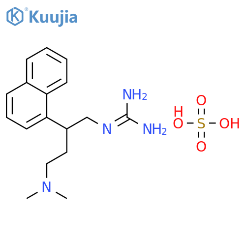 2-[4-(dimethylamino)-2-naphthalen-1-ylbutyl]guanidine;sulfuric Acid structure