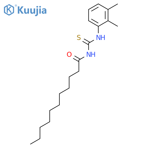 UNDECANAMIDE, N-[[(2,3-DIMETHYLPHENYL)AMINO]THIOXOMETHYL]- structure