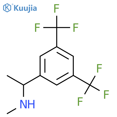 (S)-N-METHYL-1-3,5-BIS(TRIFLUOROMETHYL)PHENYLETHYLAMINE structure