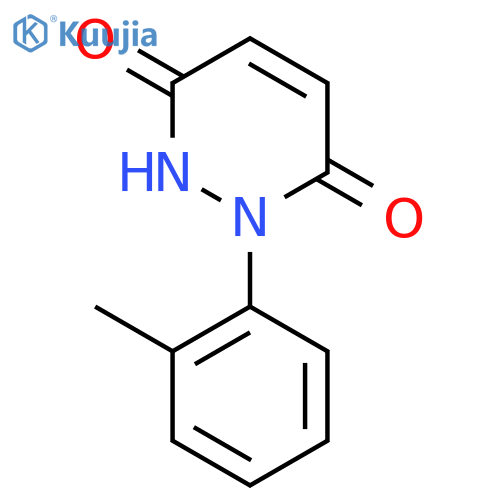 3,6-Pyridazinedione, 1,2-dihydro-1-(2-methylphenyl)- structure