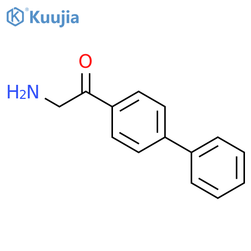 Ethanone, 2-amino-1-[1,1'-biphenyl]-4-yl- structure