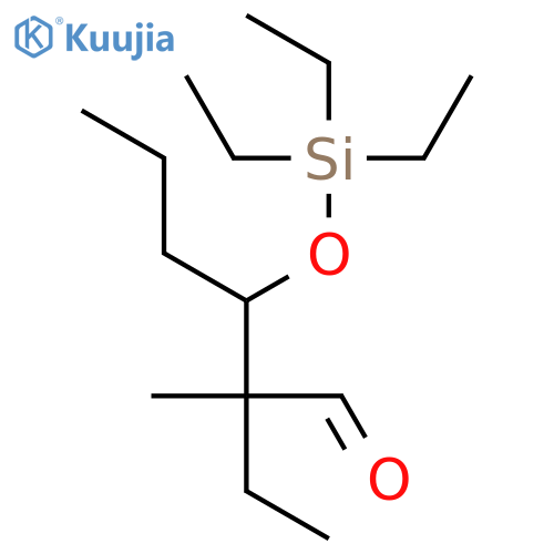 HEXANAL, 2-ETHYL-2-METHYL-3-[(TRIETHYLSILYL)OXY]- structure