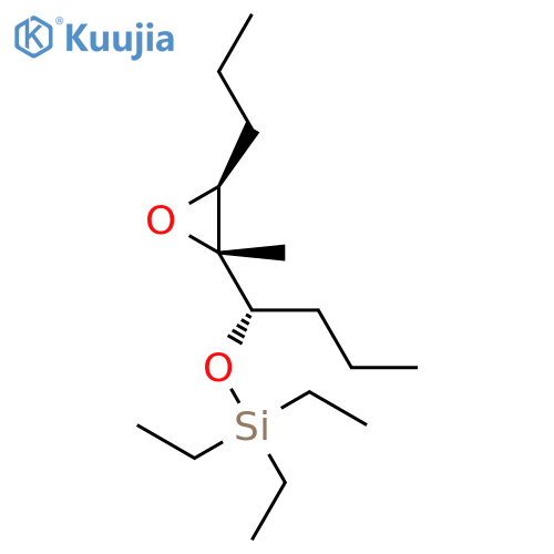 Silane, triethyl[(1S)-1-[(2R,3S)-2-methyl-3-propyloxiranyl]butoxy]- structure
