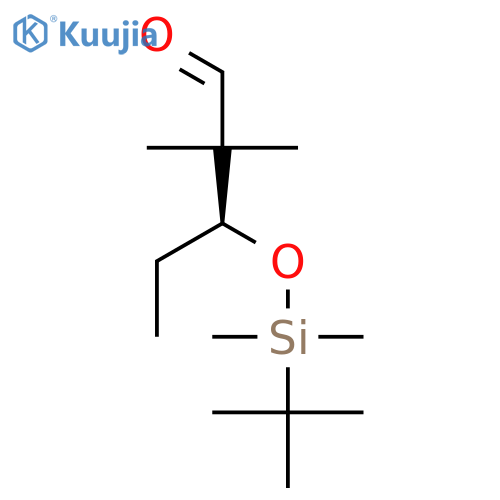 PENTANAL, 3-[[(1,1-DIMETHYLETHYL)DIMETHYLSILYL]OXY]-2,2-DIMETHYL-, (3S)- structure
