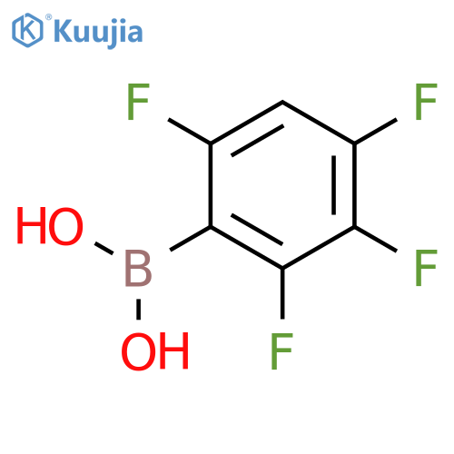 2,3,4,6-tetrafluorophenylboronic acid structure