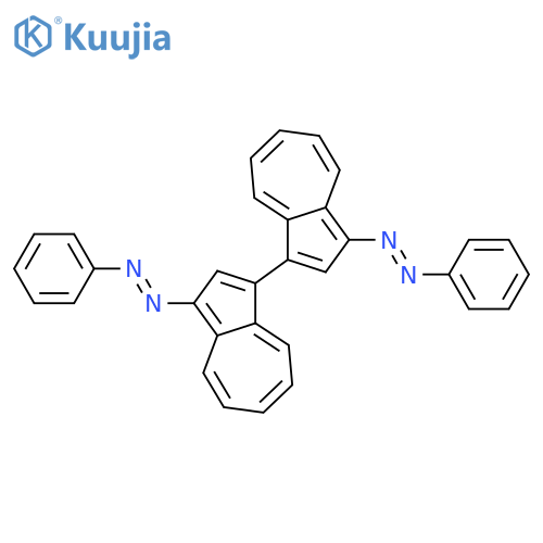 Diazene, 1,1'-azulenediylbis[phenyl- structure