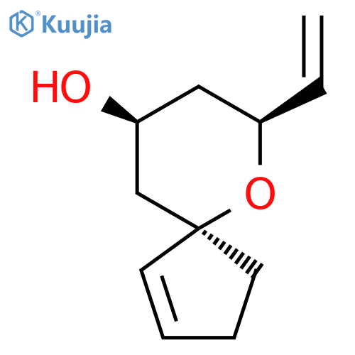 6-Oxaspiro[4.5]dec-1-en-9-ol, 7-ethenyl-, (5R,7S,9S)-rel- structure