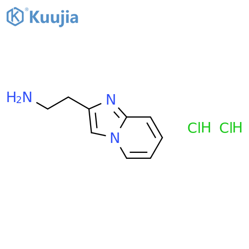 2-{imidazo1,2-apyridin-2-yl}ethan-1-amine dihydrochloride structure