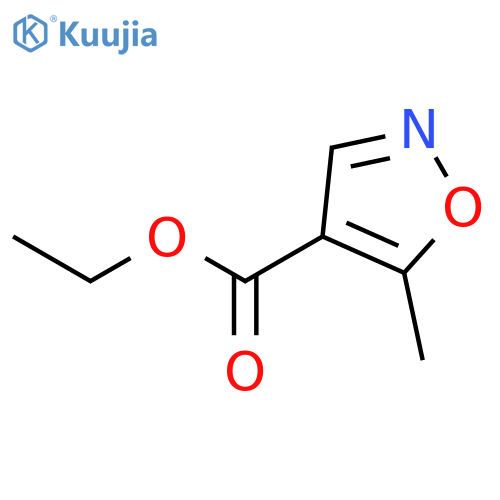 ethyl 5-methyl-1,2-oxazole-4-carboxylate structure