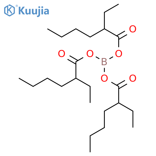 tris(2-ethylhexanoic) acid, trianhydride with boric acid structure