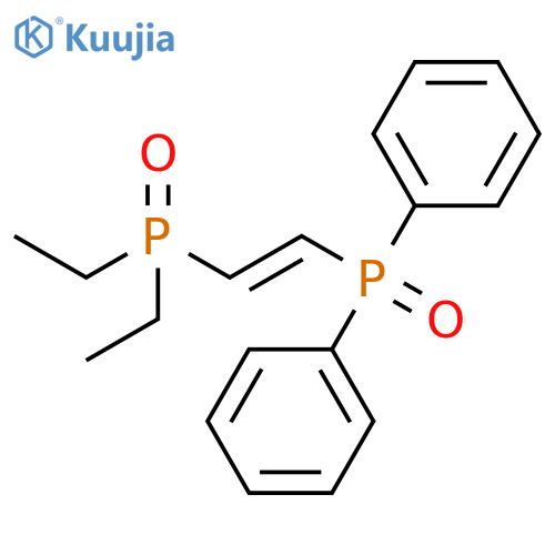 Phosphine oxide, [2-(diethylphosphinyl)ethenyl]diphenyl-, (E)- (9CI) structure