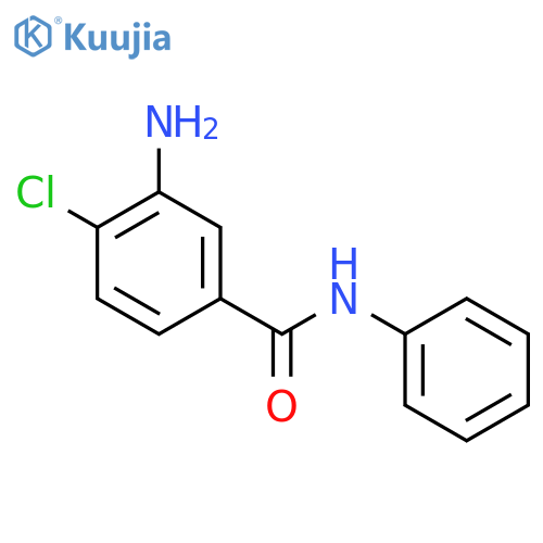 3-amino-4-chloro-n-phenylbenzamide structure