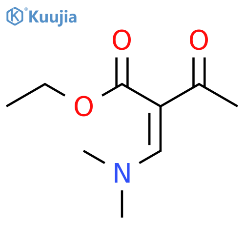 ethyl 2-(dimethylaminomethylene)-3-oxo-butanoate structure