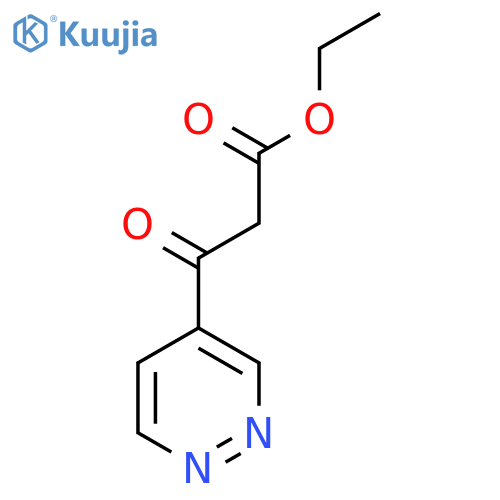 4-Pyridazinepropanoic acid, β-oxo-, ethyl ester structure