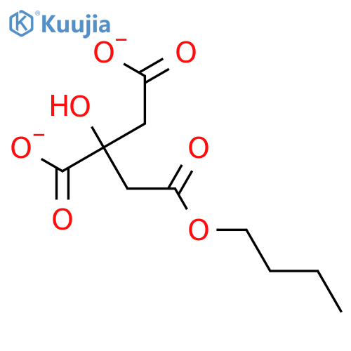 1,2,3-Propanetricarboxylic acid, 2-hydroxy-, monobutyl ester structure