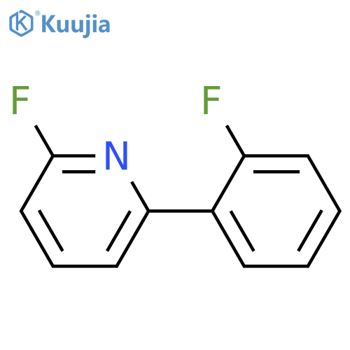 PYRIDINE, 2-FLUORO-6-(2-FLUOROPHENYL)- structure