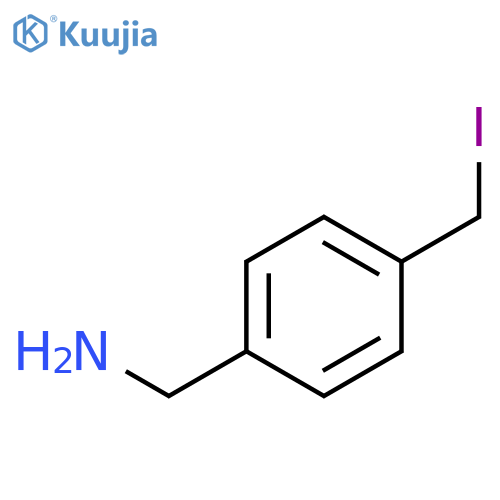 Benzenemethanamine, 4-(iodomethyl)- structure