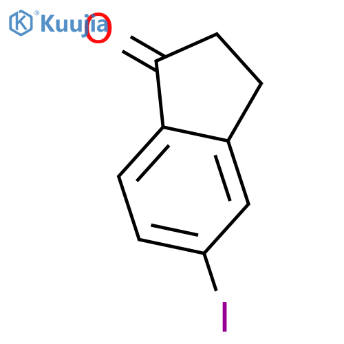 2,3-Dihydro-5-iodoinden-1-one structure
