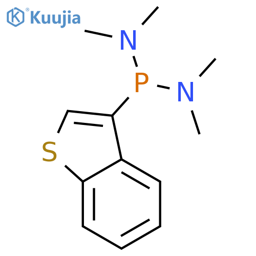 Phosphonous diamide, P-benzo[b]thien-3-yl-N,N,N',N'-tetramethyl- structure