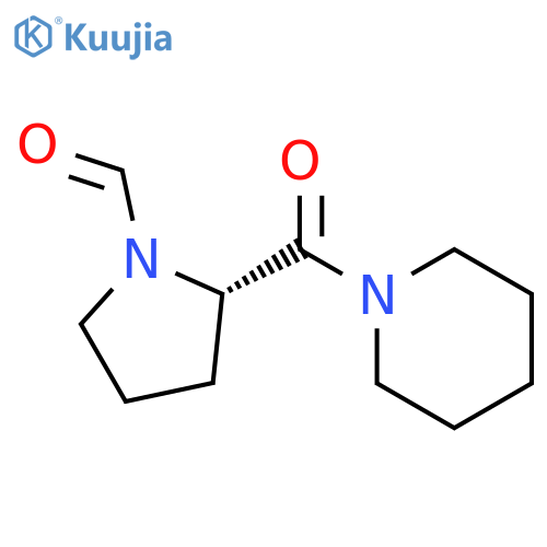 Piperidine, 1-[[(2S)-1-formyl-2-pyrrolidinyl]carbonyl]- structure