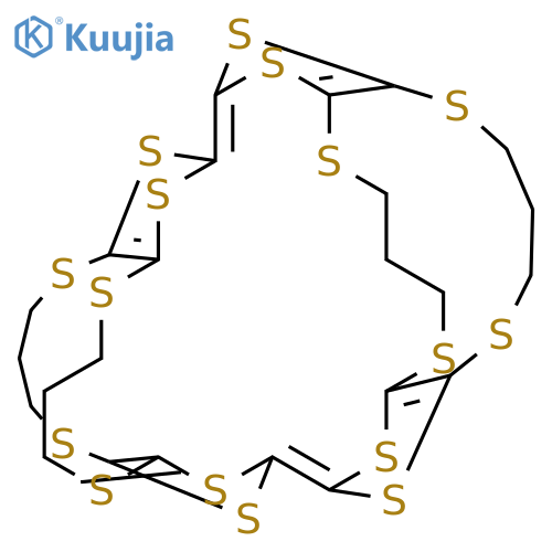 2,5,8,12,15,18,21,25,27,31,32,33,34,35,39,40-HEXADECATHIAHEPTACYCLO[17.7.5.56,14.13,26.14,7.113,16.117,20]TETRACONTA-1(26),3,6,13,16,19-HEXAENE structure