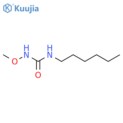 UREA, N-HEXYL-N'-METHOXY- structure