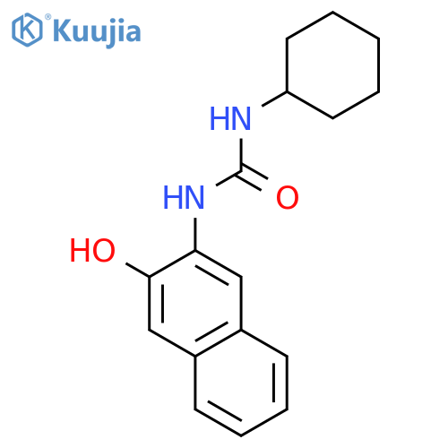 UREA, N-CYCLOHEXYL-N'-(3-HYDROXY-2-NAPHTHALENYL)- structure
